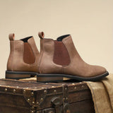 James Oxford Classic Leather Boots for Men