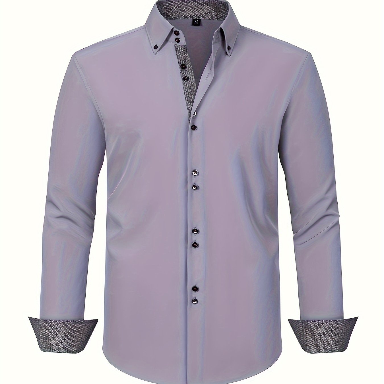 Albert Elegant Lightweight Shirt with Contrast Details