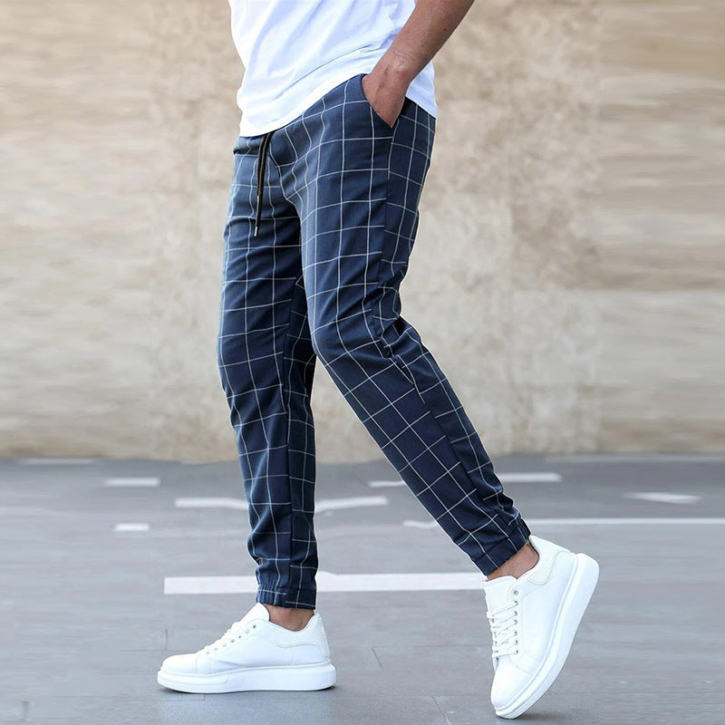 James Oxford Men's Checked Joggers