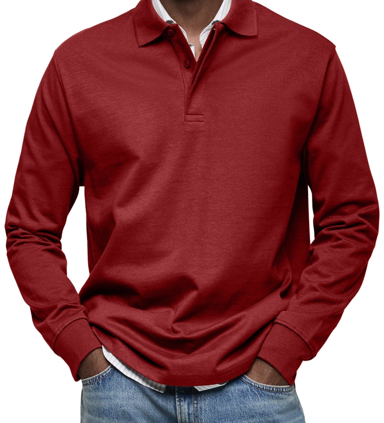 Richard - Casual Long-Sleeve Polo Shirt