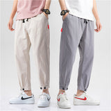 Theo - Fitted Cotton Trousers