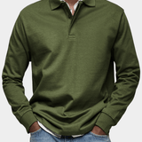 James Oxford Knit Polo Shirt for Men