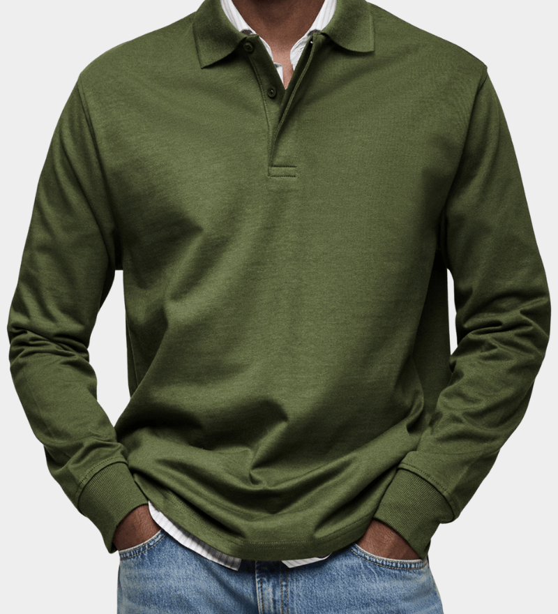 James Oxford Classic Cotton Polo Shirt for Men