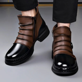 James Oxford Buckle Ankle Boots for Men