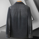 Harrington Two-Tone Denim Shirt