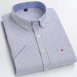 James Oxford Patterned Button-Up Shirt for Men