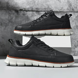 James Oxford Leather Support Trainers