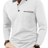 James Oxford Classic Long Sleeve Polo Shirt