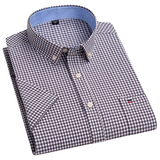 James Oxford Patterned Button-Up Shirt for Men