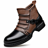 James Oxford Buckle Ankle Boots for Men