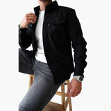 David Shirt Jacket with Button Placket