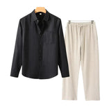Navora Linen Long Sleeve Set