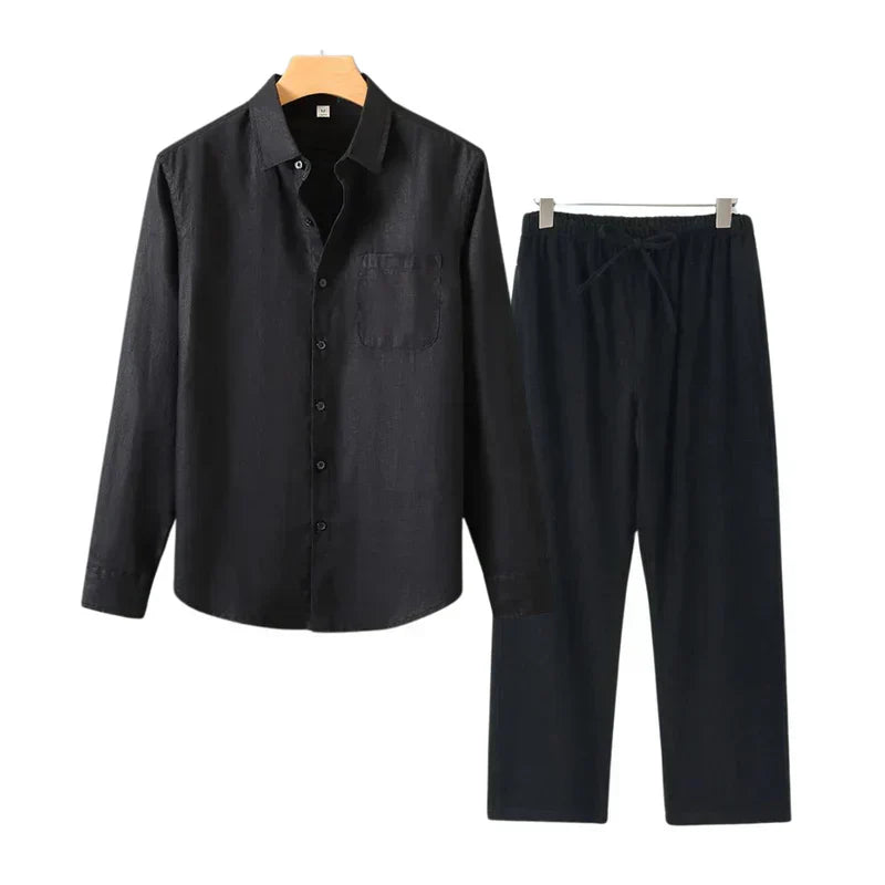 Navora Linen Long Sleeve Set