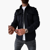 David Shirt Jacket with Button Placket