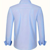Albert Elegant Lightweight Shirt with Contrast Details