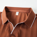 Julian Woven Collar Polo
