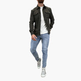 David Shirt Jacket with Button Placket