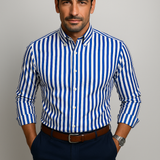 James Oxford Striped Shirt for Men