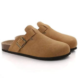 James Oxford Minimalist Buckle Mule Clogs for Men