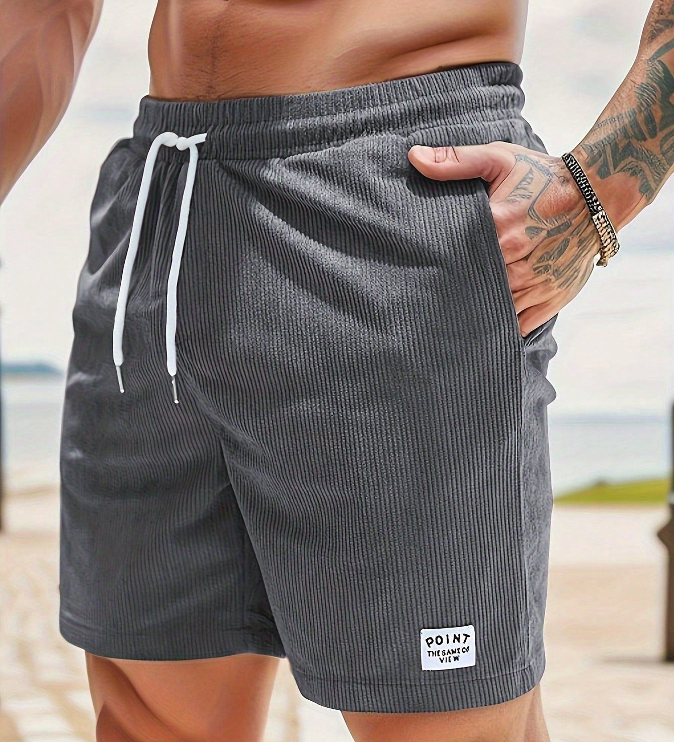 Robert - Casual Summer Shorts with Drawstring
