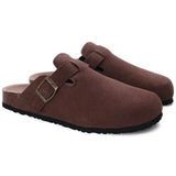 James Oxford Minimalist Buckle Mule Clogs for Men