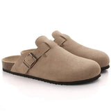 James Oxford Minimalist Buckle Mule Clogs for Men