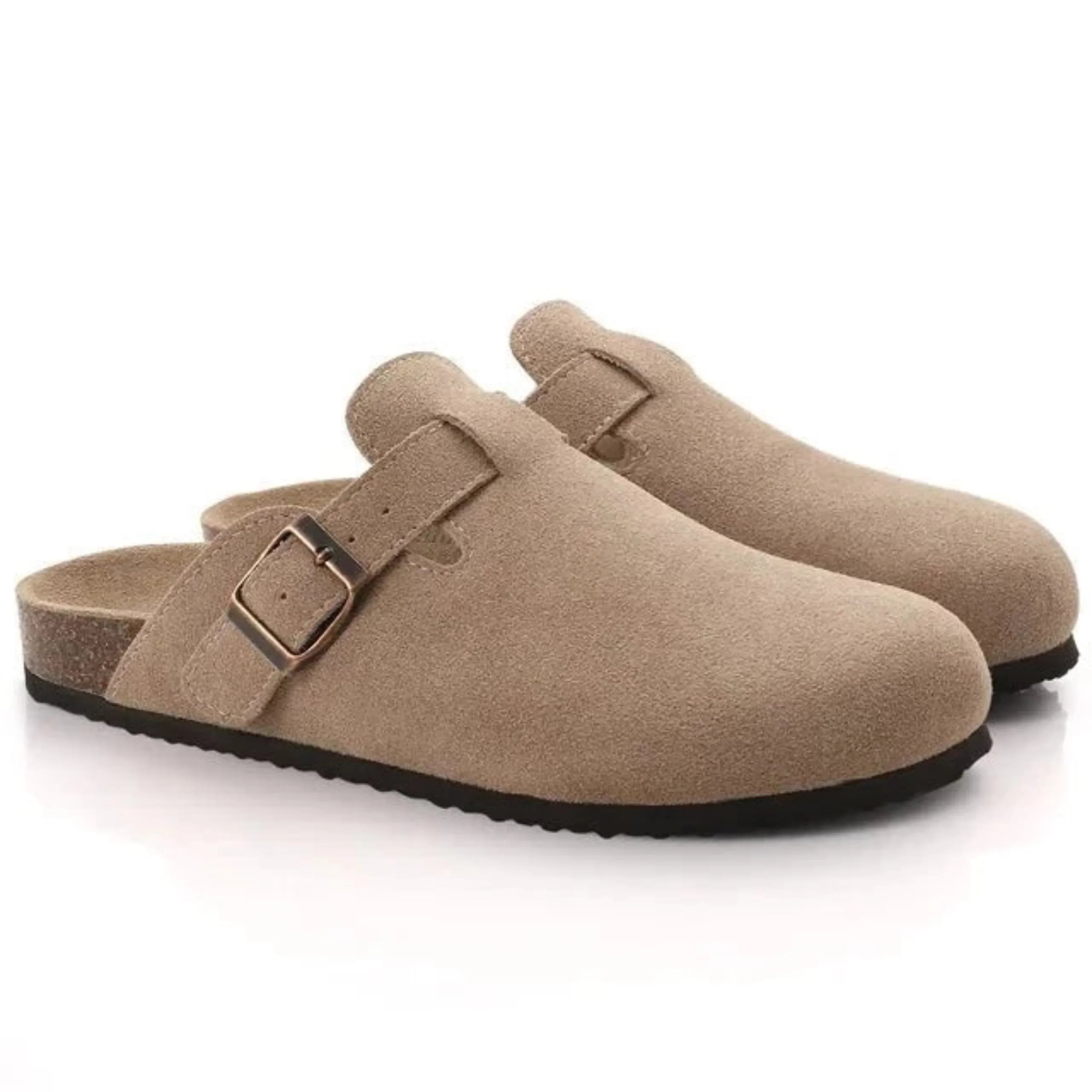 James Oxford Minimalist Buckle Mule Clogs for Men