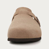 James Oxford Minimalist Buckle Mule Clogs for Men