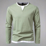 James Oxford V-Neck Shirt for Men