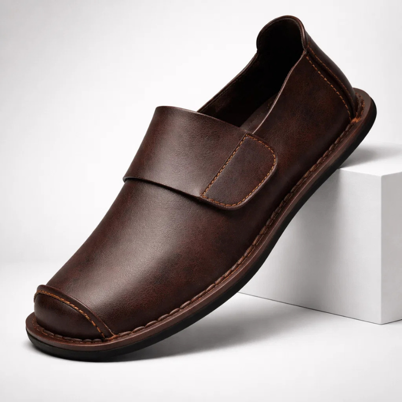 James Oxford Elegant Minimal Strap Loafer for Men
