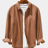 James Oxford Elegant Soft Silk-Like Cotton Shirt
