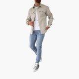 David Shirt Jacket with Button Placket