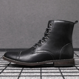 James Oxford Burnished Dress Boots for Men