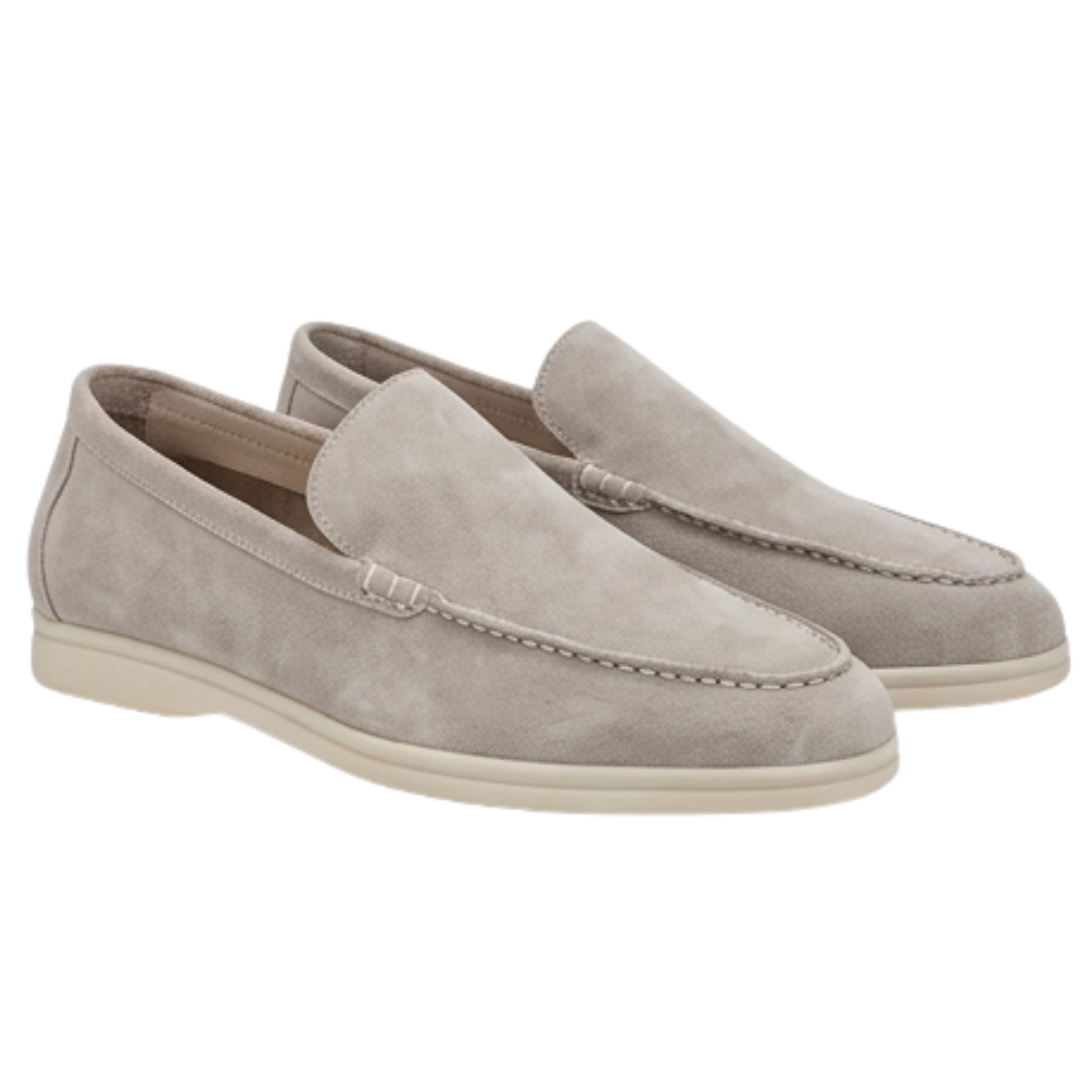 James Oxford Classic Suede Moccasins for Men