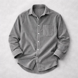James Oxford Cotton Corduroy Shirt for Men