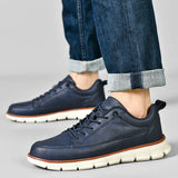 James Oxford Leather Support Trainers