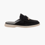 Black Suède Mediterranean Mule