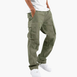 James Oxford Men's Casual Cargo Trousers