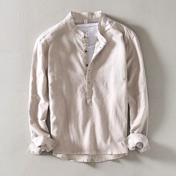 James Oxford Linen Shirt for Men