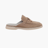 Beige Suède Mediterranean Mule