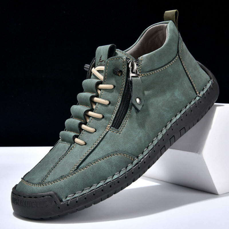 James Oxford Nubuck Zip Shoes for Men