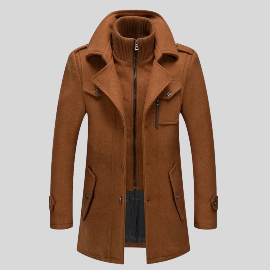 Klaus Two-Piece Wool Coat