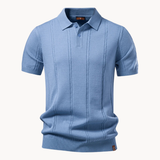 James Oxford Modern Cut Textured Polo Shirt for Men