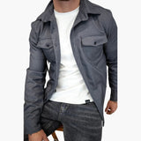 David Shirt Jacket with Button Placket