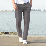 James Oxford Men's Elasticated Waist Casual Trousers