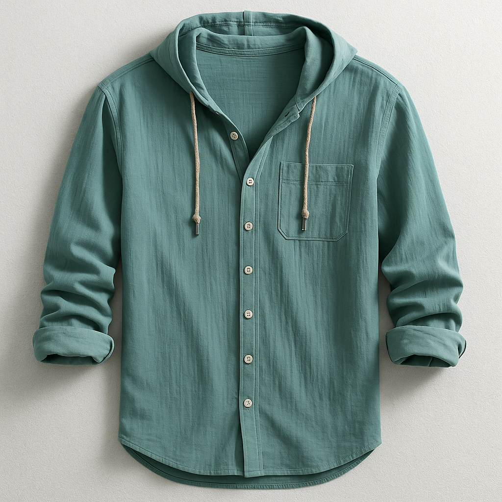 James Oxford Luxury Hooded Shirt
