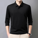 Piqué Long Sleeve Cotton Polo