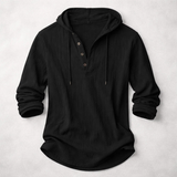 James Oxford Elegant Hooded Shirt for Men