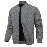 Virello Waffle Knit Bomber Jacket