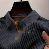 James Oxford Elegant Textured Polo Shirt for Men